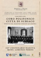 Leggi tutto: Concerto Perosiano a Palestrina